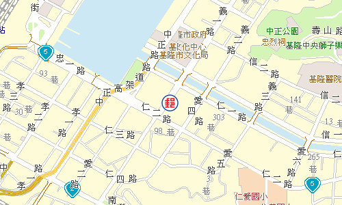 基隆愛三路郵局電子地圖