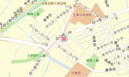 板橋大觀路郵局電子地圖