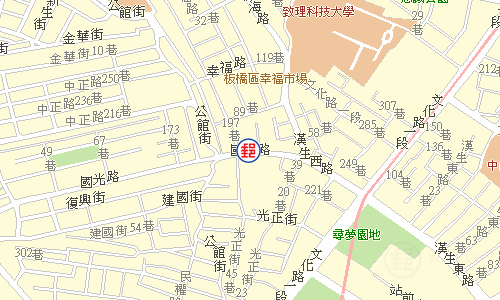 板橋漢生郵局電子地圖