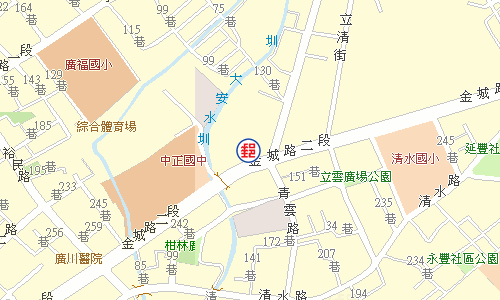 土城青雲郵局電子地圖