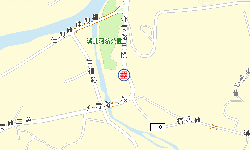 三峽橫溪郵局電子地圖