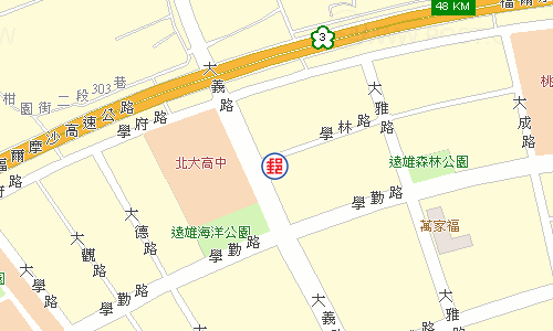 北大特區郵局電子地圖