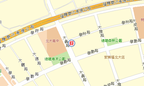臺北大學郵局電子地圖