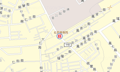 鶯歌鳳鳴郵局電子地圖