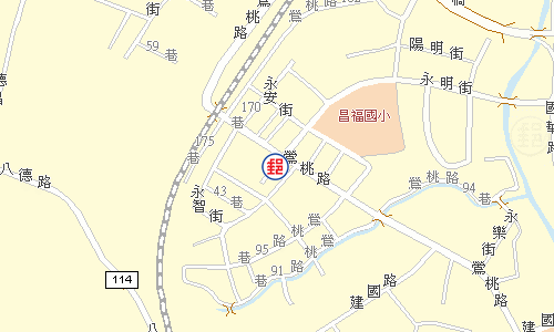 鶯歌永昌郵局電子地圖