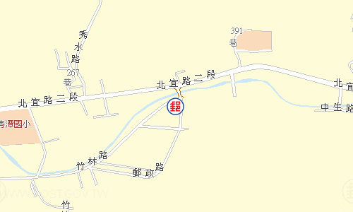 新店青潭郵局電子地圖