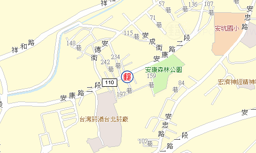 新店公崙郵局電子地圖