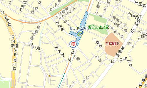 新店檳榔路郵局電子地圖