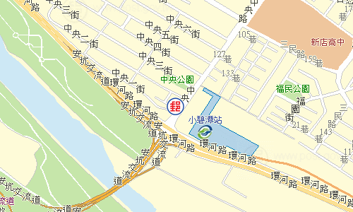 新店中央郵局電子地圖