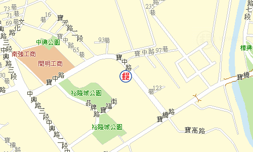 新店寶橋郵局電子地圖