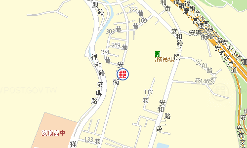 新店十四份郵局電子地圖