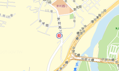 新店永安郵局電子地圖