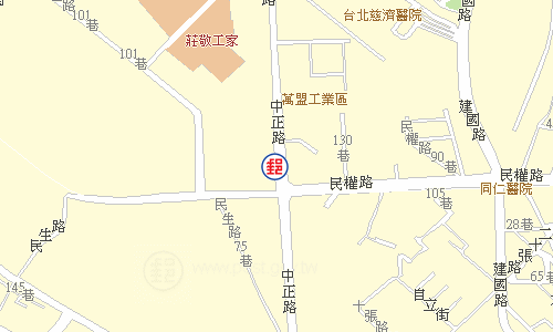 新店水尾郵局電子地圖