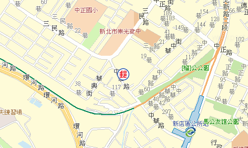 新店中華路郵局電子地圖