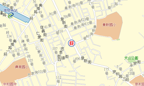 中和南勢角郵局電子地圖