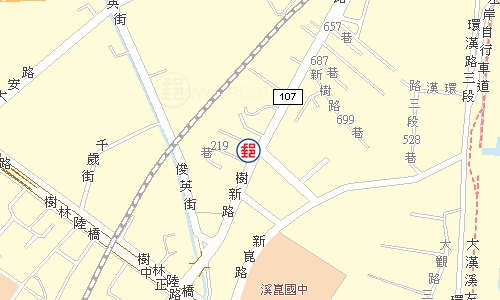 樹林樹新路郵局