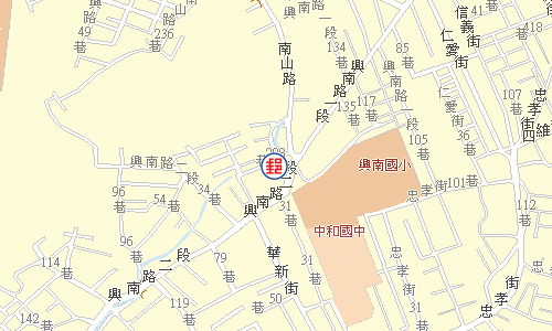 中和興南郵局電子地圖