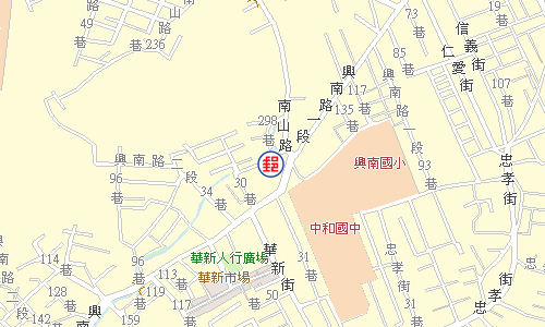 中和興南郵局電子地圖