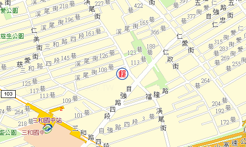 三重溪尾街郵局電子地圖