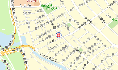 蘆洲中原路郵局電子地圖