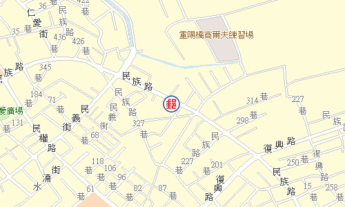 蘆洲民族路郵局電子地圖