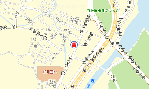 五股郵局電子地圖