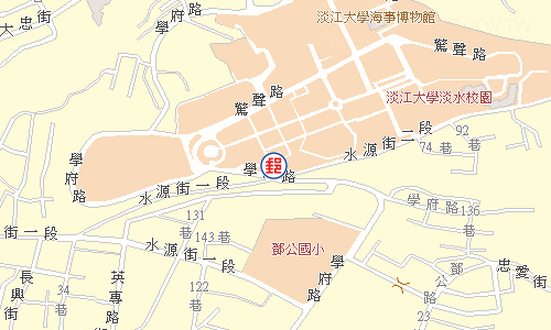 淡江大學郵局電子地圖