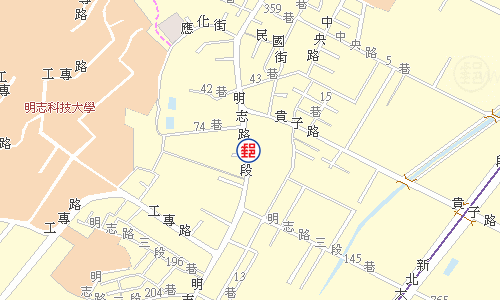 泰山貴子路郵局電子地圖