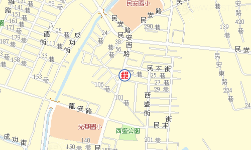 新莊民安郵局電子地圖