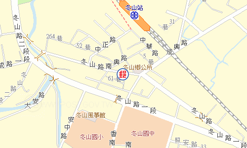 冬山郵局電子地圖
