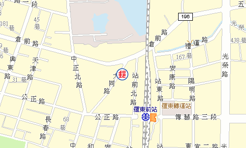 羅東大同路郵局電子地圖