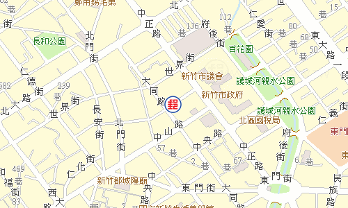 新竹英明街郵局電子地圖