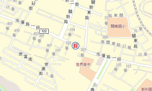 新竹關東橋郵局電子地圖
