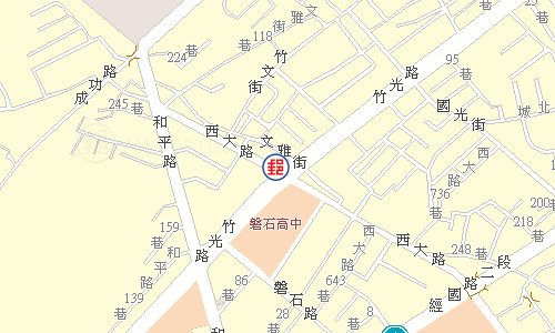 新竹文雅郵局電子地圖
