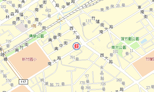 新竹西大路郵局電子地圖