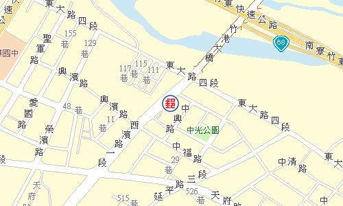 新竹南寮郵局電子地圖