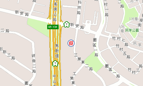 新竹科學園郵局電子地圖