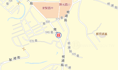 新竹南大路郵局電子地圖