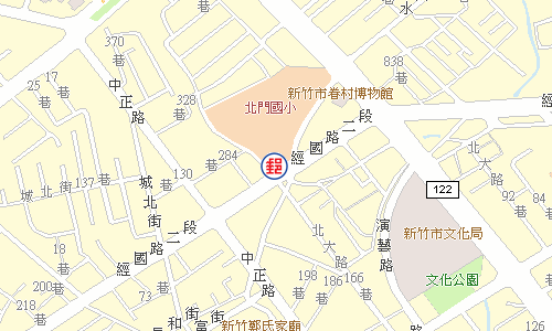 新竹經國路郵局電子地圖