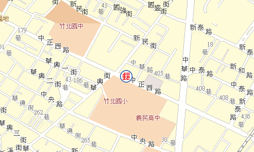 竹北郵局電子地圖