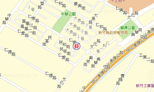 湖口新工郵局電子地圖