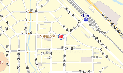 竹東郵局電子地圖