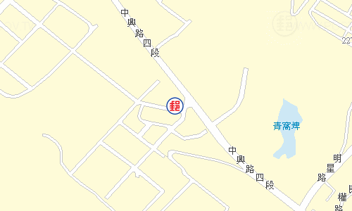 竹東工研院郵局電子地圖