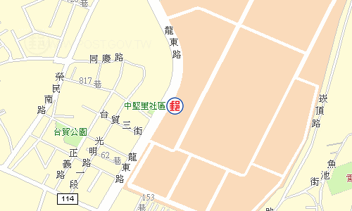 中壢龍東路郵局電子地圖