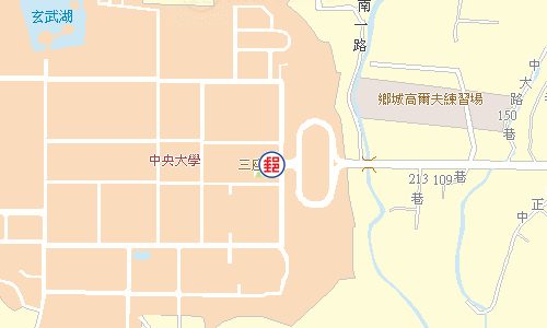 中央大學郵局電子地圖