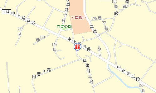 中壢大崙郵局電子地圖