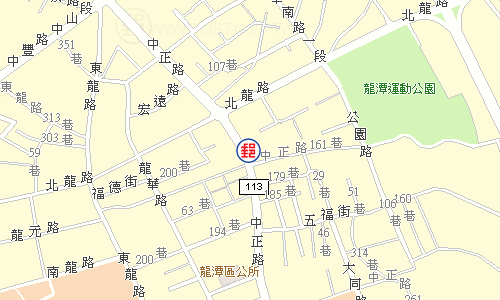龍潭郵局電子地圖
