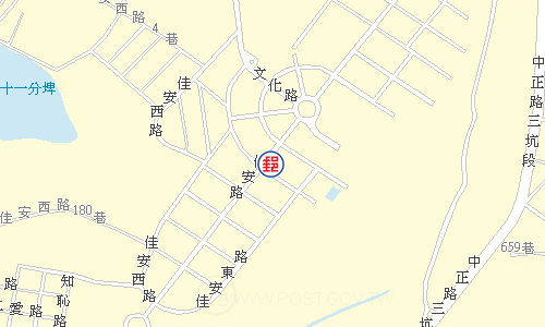 龍潭石門水庫郵局電子地圖