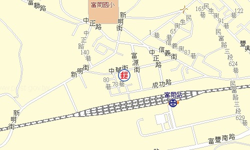 楊梅富岡郵局電子地圖