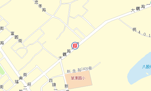 觀音草漯郵局電子地圖